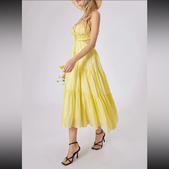 Yellow Maxi Dress - Picture 3 of 5